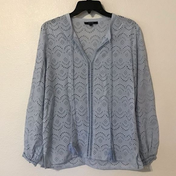 Burton Tops - Burton Long Sleeve Blouse Size: 40
